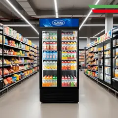 ALFANO - Visicooler Vitrina Exhibidora 650Litros 2 puertas 4 divisiones iluminación LED SC-650