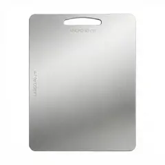 GENERICO - Tabla De Picar Acero Inoxidable 304 40x30 cm 1.2 mm Antibacterial Cocina