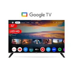 MIRAY - Televisor Google Smart TV LED HD 32 MS32-E2000GBT