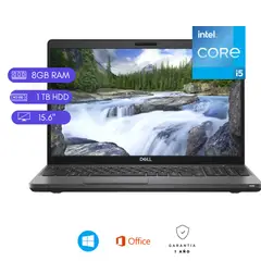 DELL - Laptop reacondicionada latitude 5501 core i5 / 9na - 8GB RAM - 1TB HDD - 15.6"