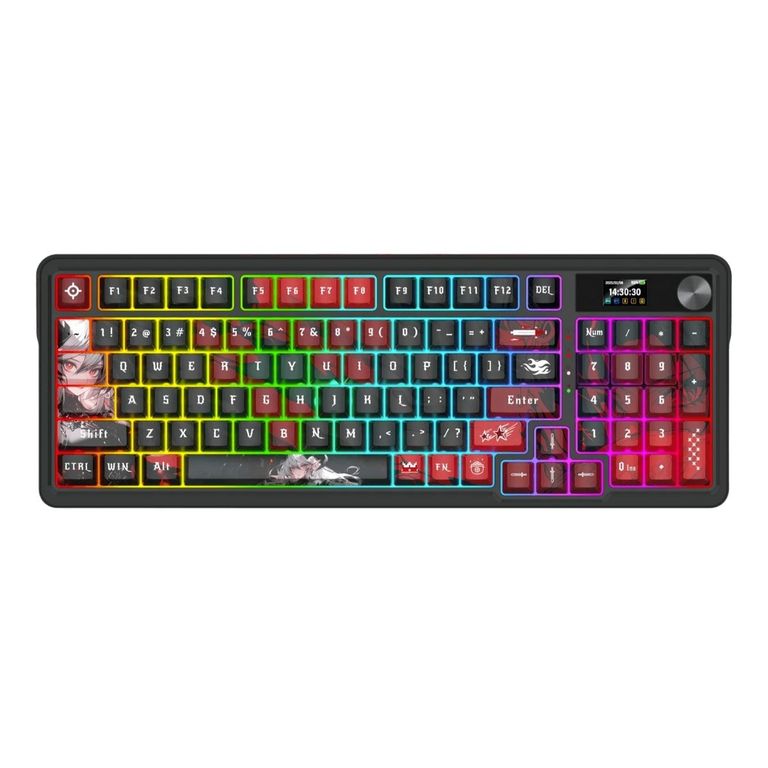 - Teclado Artemis Pro K719AK Wireless RGB Switch Mint