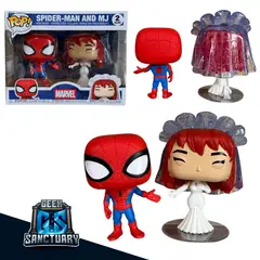 FUNKO - POP 2-PACK SPIDERMAN Y MARY JANE MJ BODA CASADOS MARVEL