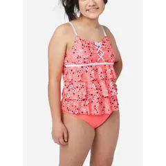 JUSTICE - Traje de baño talla 12/14  para niñas