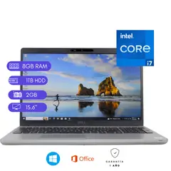 DELL - Laptop Reacondicionada Latitude 5511 core i7/10ma - 8GB RAM - 1TB HDD - 2 GB VÍDEO