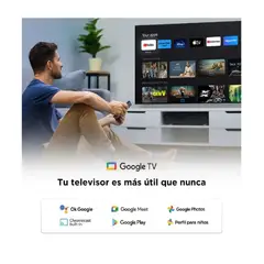 TCL - Televisor 65” UHD 4K Google TV Smart TV 65V6C 2025 + Antena Digital