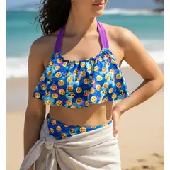 GENERICO - Traje de baño talla 14  para niñas