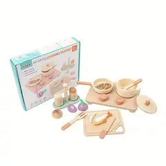 GENERICO - Set de cocina juguete de madera