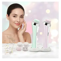 ROHS - CEPILLO MASAJEADOR Y LIMPIADOR FACIAL 3 EN 1 RECARGABLE