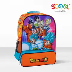 SCOOL - Mochila Para Niño 3D Dragon Ball