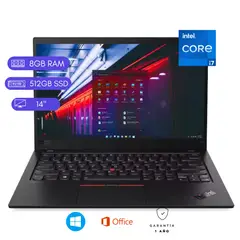 LENOVO - Laptop Reacondicionada Thinkpad Carbon X1 - Core i75TA - 8GB RAM - 256gb SSD - Negro