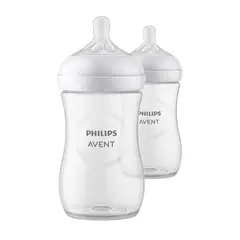 PHILIPS AVENT - Biberon Natural Response 3.0 X2 260ml Flow 3 - 1m+ Avent