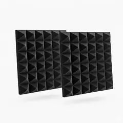 GENERICO - Paneles Acústicos de Pared PADX2 para Estudio de Sonido - Marca AM Profesional MODELO AMERICANO Diamante