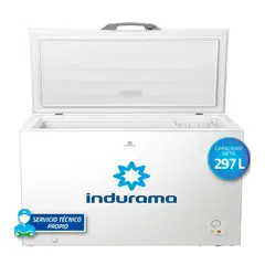 INDURAMA - Congeladora CI-320BL Defrost 297L Blanco