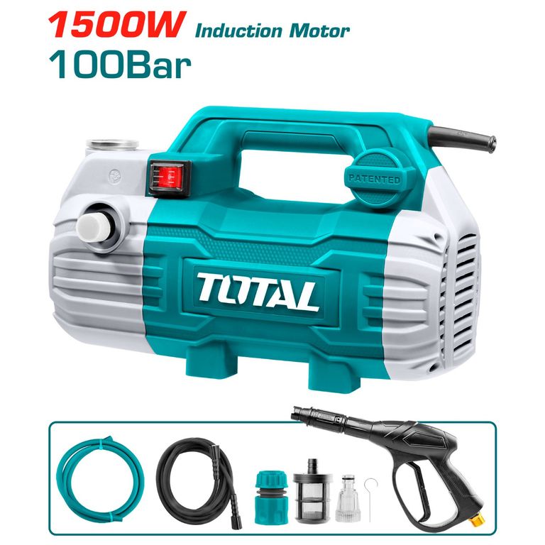 HIDROLAVADORA PORTÁTIL CON SUCCIÓN ALTA PRESION1500W TOTAL-TGT11236-5