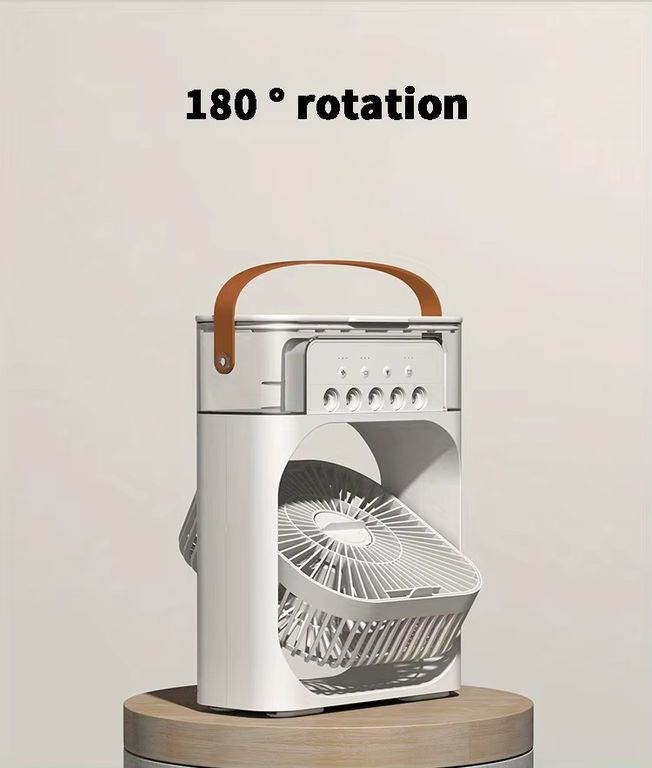Enfriador de Aire Portátil con Humidificador y Ventilador Tanque de Agua Recargable
