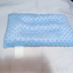 GENERICO - Almohada para niños pequeños de doble cara celeste