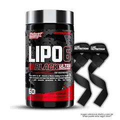NUTREX RESEARCH - Lipo 6 Black Ultra Concentrate - 60 Cápsulas + Straps