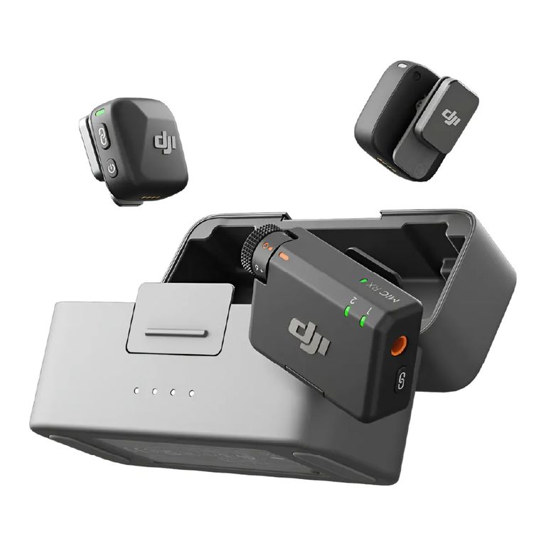 Mic Mini Combo (2TX + 1RX + Estuche de Carga) Microfono Inalambrico