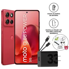 MOTOROLA - Celular Moto G86 8GB RAM + 236GB Cereza XT2527-6