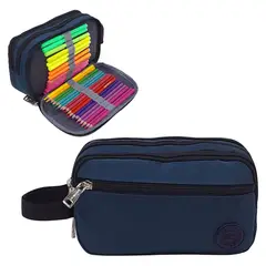 KENGAR - Cartuchera Organizadora Modelo Star - Acero