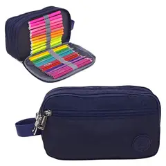 KENGAR - Cartuchera Organizadora Modelo Star - Azul