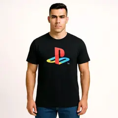SONY - Polo Oficial Logo PlayStation Negro