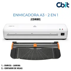 CBI - Enmicadora Laminadora A3 - 2 en 1 (Combo)