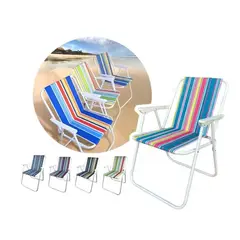 GENERICO - Silla de Playa Camping Plegable Multicolor