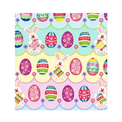 GENERICO - PAPEL DE REGALO 0.60 MT X 100 MT CONEJO DE PASCUA