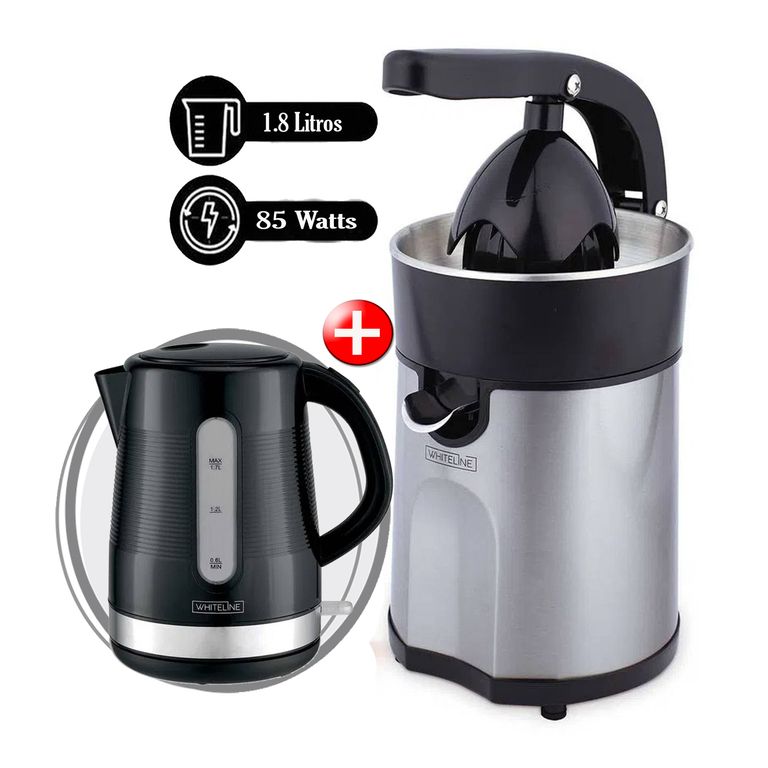 Combo Exprimidor de Palanca de Cítricos 85W Hervidor