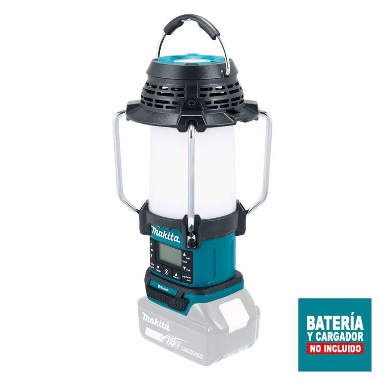 Radio Con Linterna 3 Tonos De Luz 18V Sin Bat DMR057
