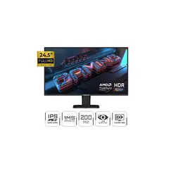 GIGABYTE - MONITOR  GS25F2 24.5" IPS 1920 X 1080 1MS 200HZ HDMI DP