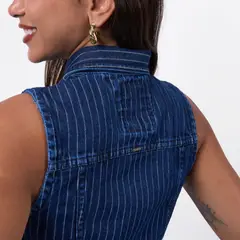 MACHINE - CHALECO EI25FANIS DENIM RIGIDO