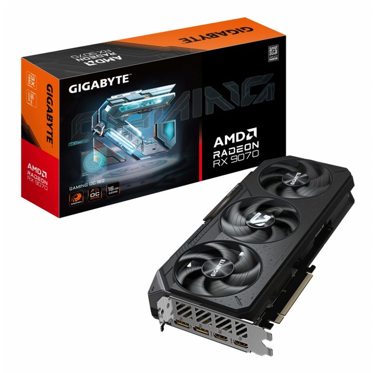Tarjeta de Video AMD Radeon RX 9070 GAMING OC 16GB 256-bit GDDR6 PCIe 5.0
