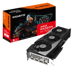 GIGABYTE - Tarjeta de Video AMD Radeon RX 7600 GAMING OC 8GB 128-bit GDDR6 PCIe 4.0