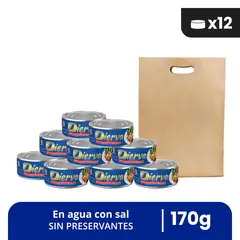 CARABELA - CONSERVA DE POLLO EN AGUA Y SAL PACK X12