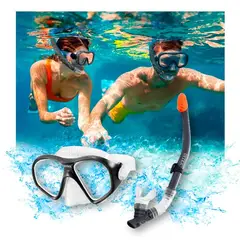 GENERICO - Máscara y Snorkel para jóvenes  – Perfecto para vacaciones