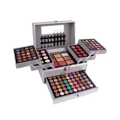 REVE'L PROFESSIONAL - MALETÍN PROFESIONAL FULL MAKEUP PLATEADO