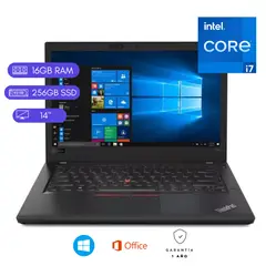 LENOVO - LAPTOP REACONDICIONADA THINKPAD T480 CORE I7 8VA/ 16GB RAM/ 256 SSD/ 14"