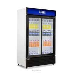 ILUMI - Visicooler Fan cooling 950 litros puerta corrediza