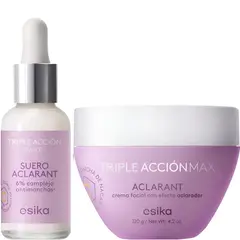 Esika - Triple Acción Max ACLARANT suero y crema de
