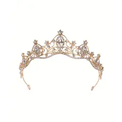 GENERICO - Tiara Princesa Corona Diadema Disfraz Reina