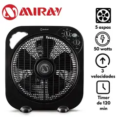 MIRAY - VENTILADOR DE PISO 12" VMC-1052 50 WATTS 3VL