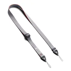 RINGKE - Correa Hombro Gris Material Calidad Tacto Suave Ajustable Para Celular Cámara Llaves FotoCheck