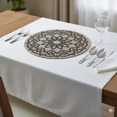 GENERICO - Set 6 Individuales Mandala Elegantes 40 cm