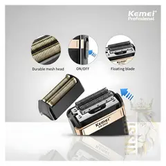 ROHS - AFEITADORA SHAVER PROFESIONAL KEMEI RECARGABLE