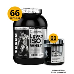 KEVIN LEVRONE - LEVRO ISO WHEY 2KG VAINILLA + CREATINA 300GR