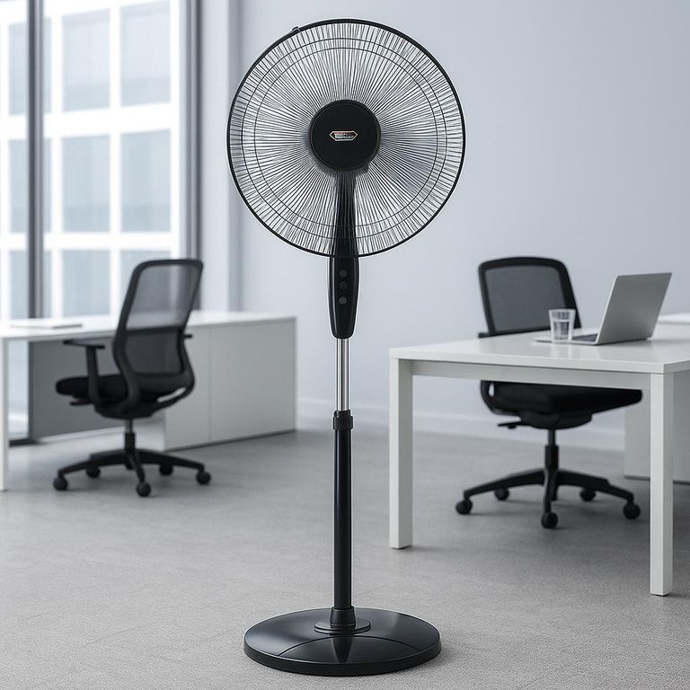 Ventilador de Pie 16” Silencioso 5 Aspas – 3 Velocidades - Importadora Victory