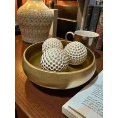 MAP DESIGN HOME - CENTRO DE MESA CIRCULAR QUIET LUX 29x29x11 cm