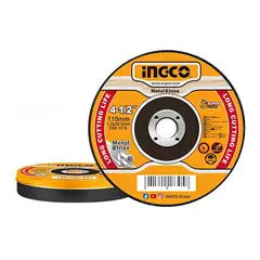 INGCO - Disco corte metal 4.1/2" x 3/64" x 7/8" set x 10 pcs
